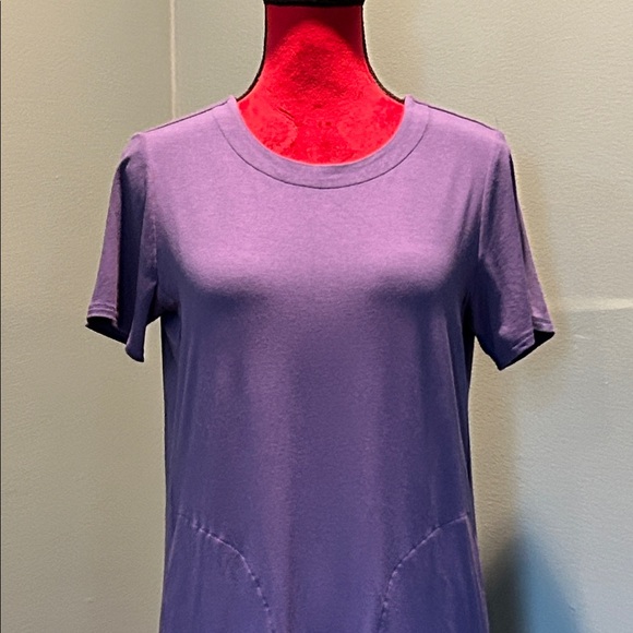 J. Jill Casual Purple T-Shirt Dress Size Small - Picture 2 of 13